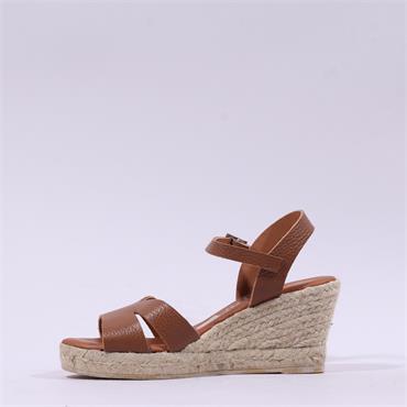 Oh My Sandals Strap Slingback Espadrille - Cognac